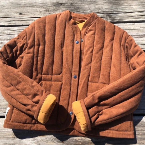 Kordal Studio Reversible Quilted Jacket in Clove - Picture 6 of 13